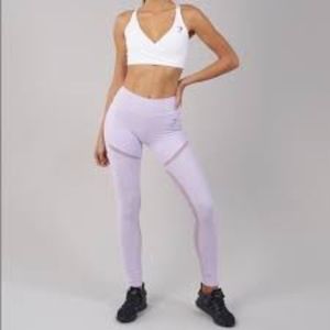 Gymshark Lilac Simply Mesh Leggings